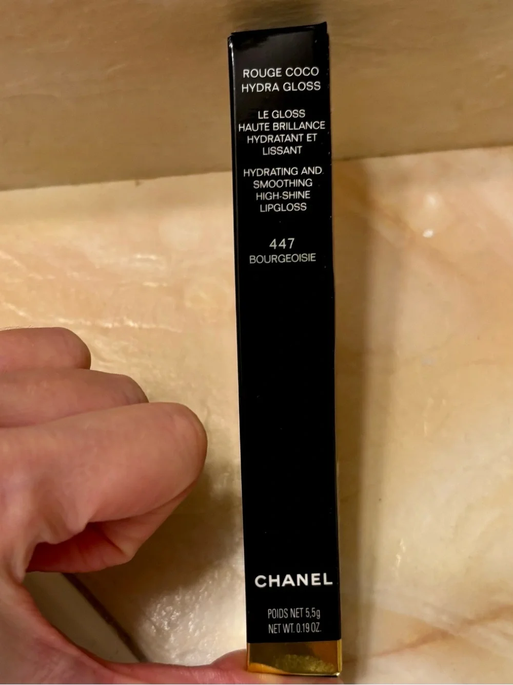 CHANEL Rouge Coco Hydra Gloss 447 Bourgeoisie Lip Gloss BNIB